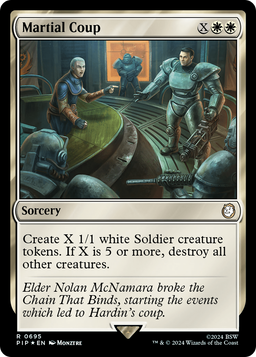 Martial Coup (Surge Foil) (PIP-695) - Fallout Foil