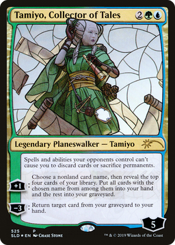 Tamiyo, Collector of Tales (Stained Glass) (SLD-525) - Secret Lair Drop Foil