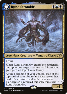 Runo Stromkirk (VOW-246) - Innistrad: Crimson Vow: (Double Faced Transform)