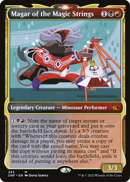 Magar of the Magic Strings (Showcase) (UNF-263) - Unfinity: (Showcase) Foil