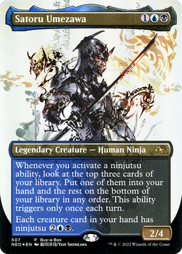 Satoru Umezawa (BABP-507) - Kamigawa: Neon Dynasty (Borderless) Foil