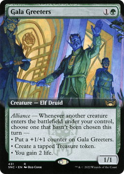 Gala Greeters (Extended Art) (SNC-431) - Streets of New Capenna: (Extended Art)
