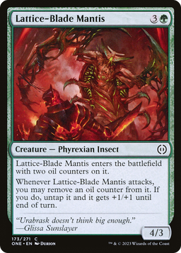 Lattice-Blade Mantis (ONE-173) - Phyrexia: All Will Be One Foil