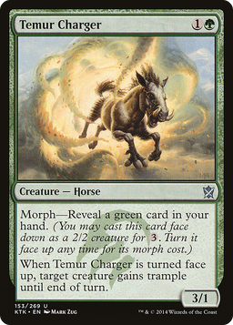 Temur Charger (KTK-153) - Khans of Tarkir