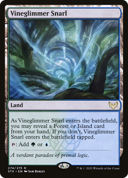 Vineglimmer Snarl (STX-274) - Strixhaven: School of Mages