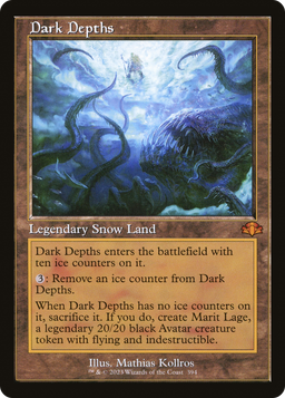 Dark Depths (Retro Frame) (DMR-394) - Dominaria Remastered