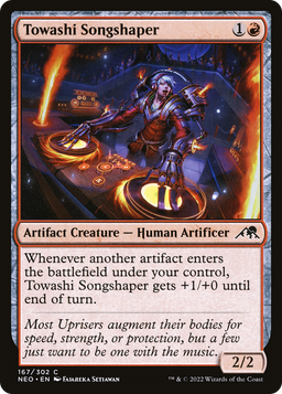 Towashi Songshaper (NEO-167) - Kamigawa: Neon Dynasty Foil