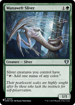 Manaweft Sliver (CMM) (LIST-900) - The List