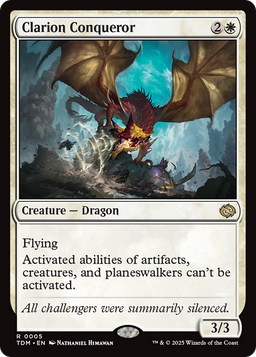 Clarion Conqueror (TDM-005) - Tarkir: Dragonstorm Foil