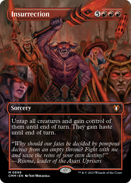 Insurrection (Borderless) (CMM-699) - Commander Masters