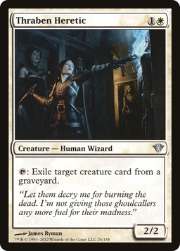 Thraben Heretic (DKA-026) - Dark Ascension Foil