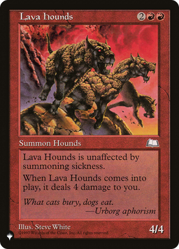 Lava Hounds (LIST-) - The List