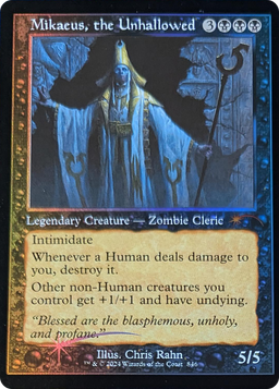 Mikaeus, the Unhallowed (Retro Frame) (SLD-846) - Secret Lair Drop Foil