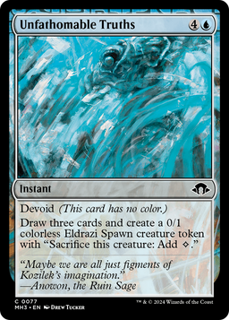 Unfathomable Truths (MH3-077) - Modern Horizons 3: (devoid)