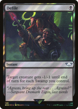 Defile (Surge Foil) (40K-199) - Warhammer 40,000 Commander Foil