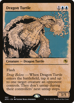 Dragon Turtle (Showcase) (AFR-307) - Adventures in the Forgotten Realms: (Showcase) Foil
