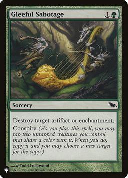 Gleeful Sabotage (PLST-SHM-116) - The List