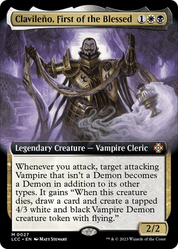 Clavileno, First of the Blessed (Extended Art) (LCC-027) - The Lost Caverns of Ixalan Commander: (Extended Art) Foil