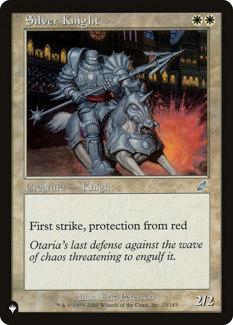 Silver Knight (LIST-23/143) - The List