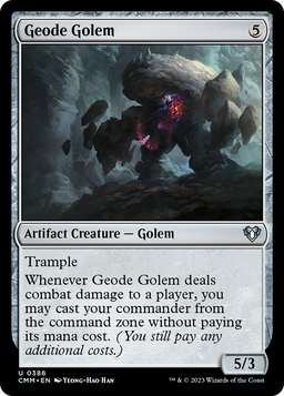 Geode Golem (CMM-386) - Commander Masters