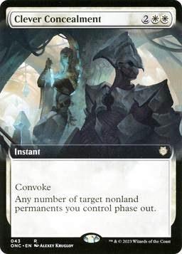 Clever Concealment (Extended Art) (ONC-043) - Phyrexia: All Will Be One Commander: (Extended Art)