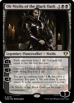 Ob Nixilis of the Black Oath (CMM-176) - Commander Masters Foil