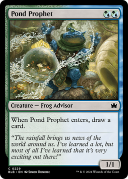 Pond Prophet (BLB-229) - Bloomburrow Foil