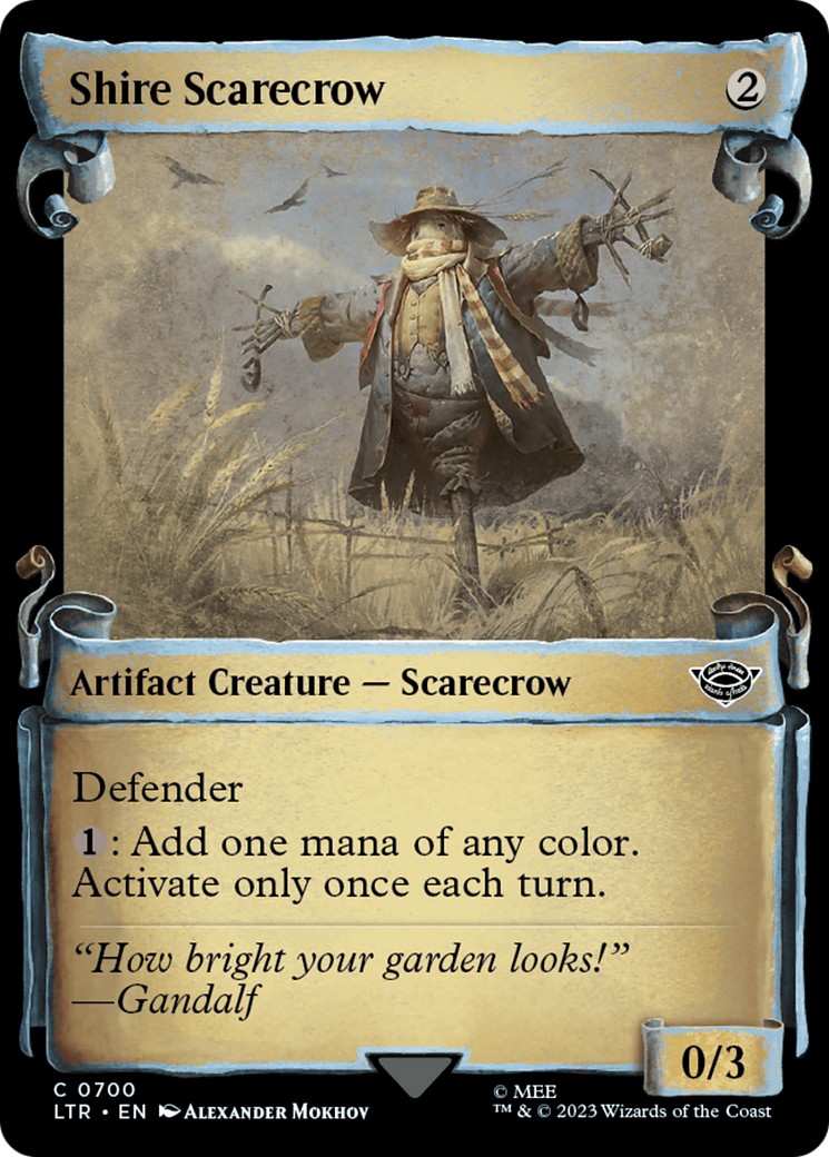 Shire Scarecrow (Showcase Scrolls) (LTR-700) - The Lord of the Rings: Tales of Middle-earth: (Showcase) Foil