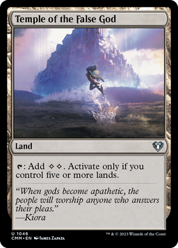 Temple of the False God (CMM-1046) - Commander Masters