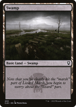 Swamp (459) (CLB-459) - Commander Legends: Battle for Baldur's Gate Foil