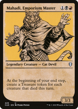 Mahadi, Emporium Master (Showcase) (CLB-429) - Commander Legends: Battle for Baldur's Gate: (Showcase)