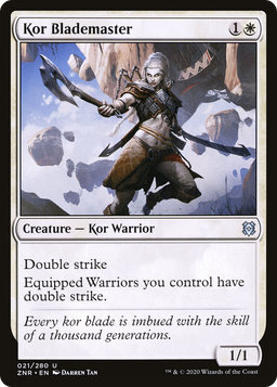 Kor Blademaster (ZNR-021) - Zendikar Rising Foil