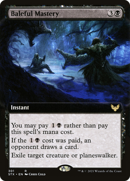 Baleful Mastery (Extended Art) (STX-301) - Strixhaven: School of Mages: (Extended Art) Foil