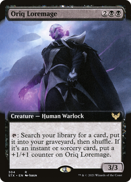 Oriq Loremage (Extended Art) (STX-304) - Strixhaven: School of Mages: (Extended Art) Foil