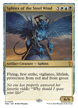Sphinx of the Steel Wind (White Border) (MB2-089) - Mystery Booster 2
