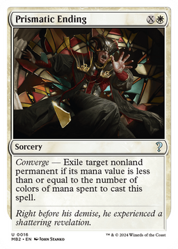Prismatic Ending (White Border) (MB2-016) - Mystery Booster 2