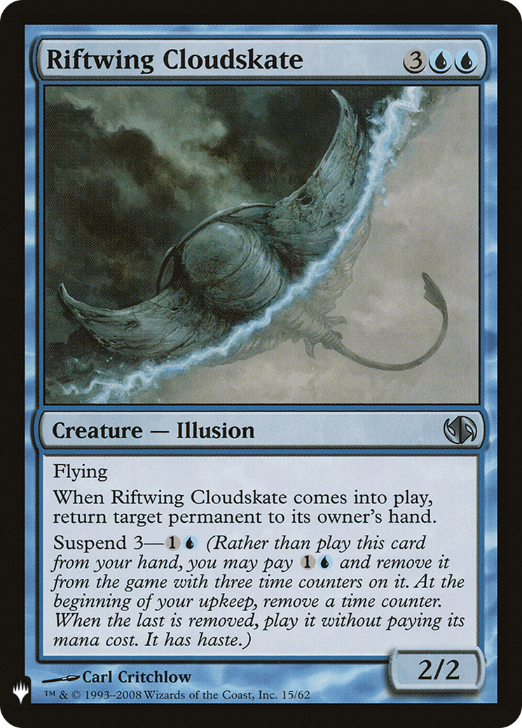 Riftwing Cloudskate (LIST-015) - The List