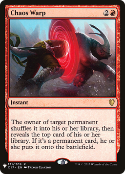 Chaos Warp (C17) (LIST-131/309) - The List