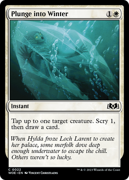 Plunge into Winter (WOE-022) - Wilds of Eldraine Foil