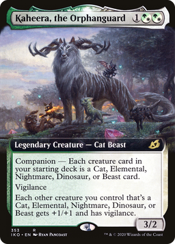 Kaheera, the Orphanguard (Extended Art) (IKO-353) - Ikoria: Lair of Behemoths: (companion, Extended Art)