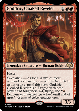 Goddric, Cloaked Reveler (WOE-132) - Wilds of Eldraine Foil