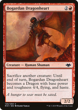 Bogardan Dragonheart (MH1-120) - Modern Horizons Foil