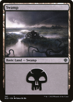 Swamp (341) (SCD-341) - Starter Commander Decks