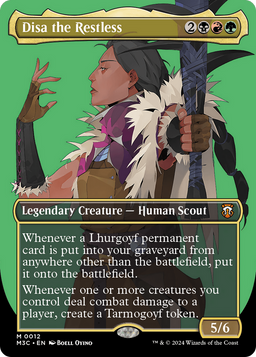 Disa the Restless (Borderless) (M3C-012) - Modern Horizons 3 Commander Foil