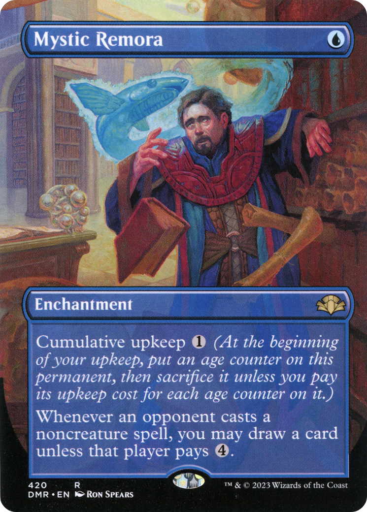 Mystic Remora (Borderless) (DMR-420) - Dominaria Remastered