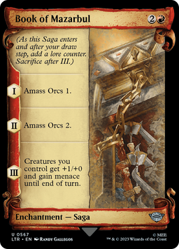Book of Mazarbul (Showcase Scrolls) (LTR-567) - The Lord of the Rings: Tales of Middle-earth: (Showcase) Foil