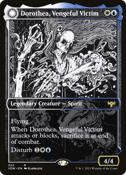 Dorothea, Vengeful Victim (Showcase) (VOW-322) - Innistrad: Crimson Vow: (Showcase, Double Faced Transform)
