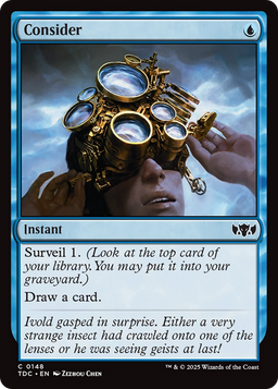 Consider (TDC-148) - Commander: Tarkir: Dragonstorm