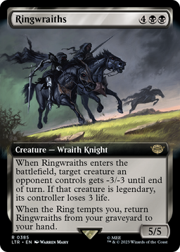 Ringwraiths (Extended Art) (LTR-385) - The Lord of the Rings: Tales of Middle-earth: (Extended Art)