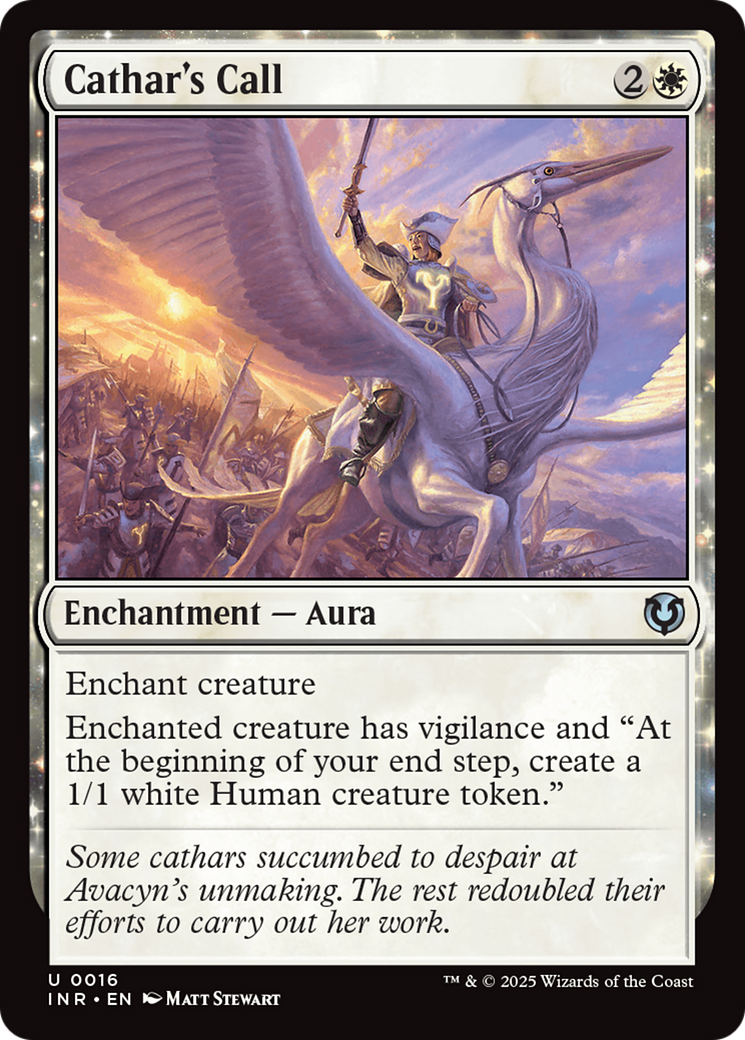 Cathar's Call (INR-016) - Innistrad Remastered: (enchantment) Foil